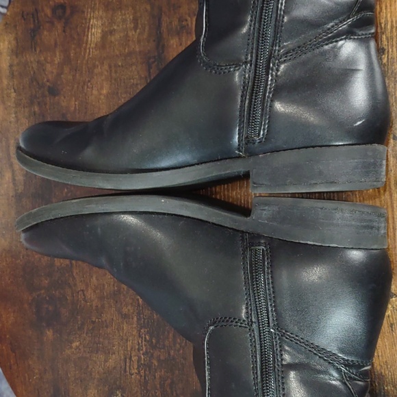Tommy Hilfiger Faux Leather Equestrian Boots - Picture 10 of 14